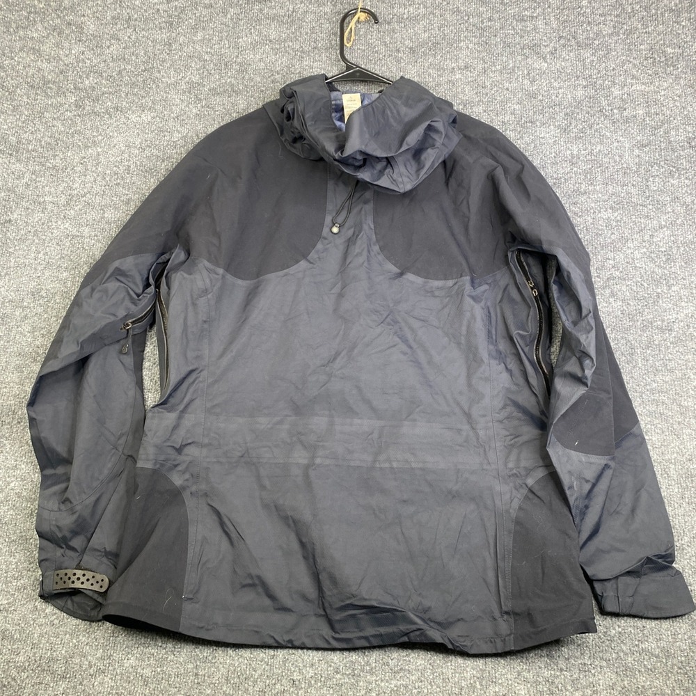 Patagonia Womens Large Full Zip Waterproof Jacket Black Super Pluma Shell 83845 - Picture 13 of 14